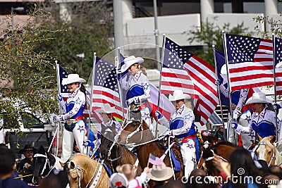 Houston Livestock Show and Rodeo Parade Editorial Stock Photo